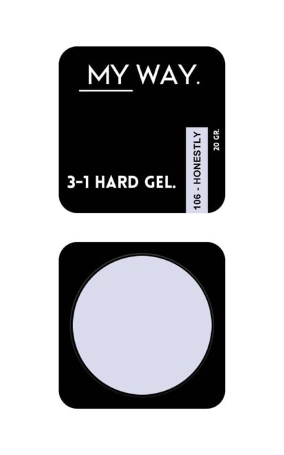 3-1 HARD GEL 106 HONESTLY 20ML