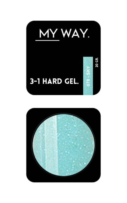 3-1 HARD GEL #078 SKY 20 ML