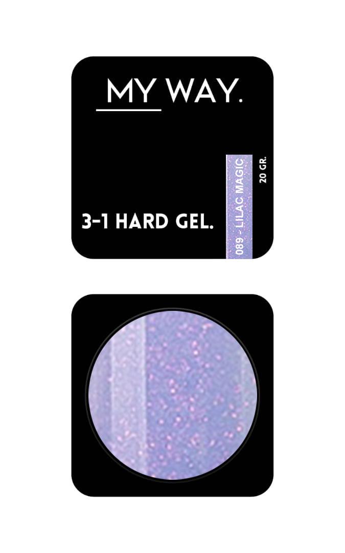 3-1 HARD GEL #089 LILAC MAGIC 20 ML