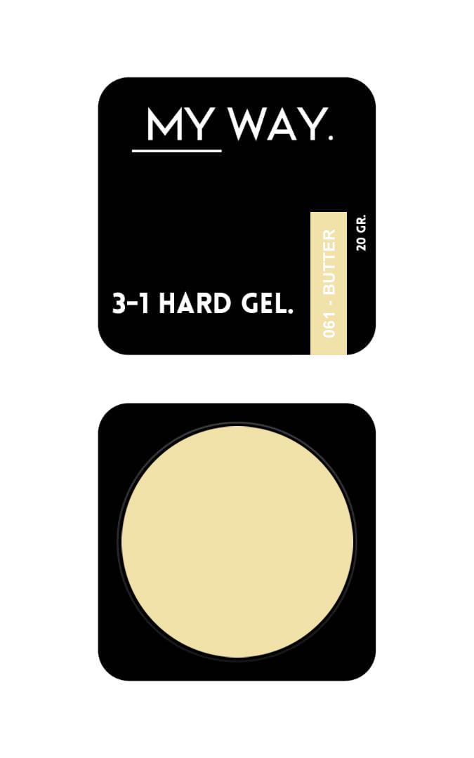 3-1 HARD GEL #061 BUTTER 20 ML