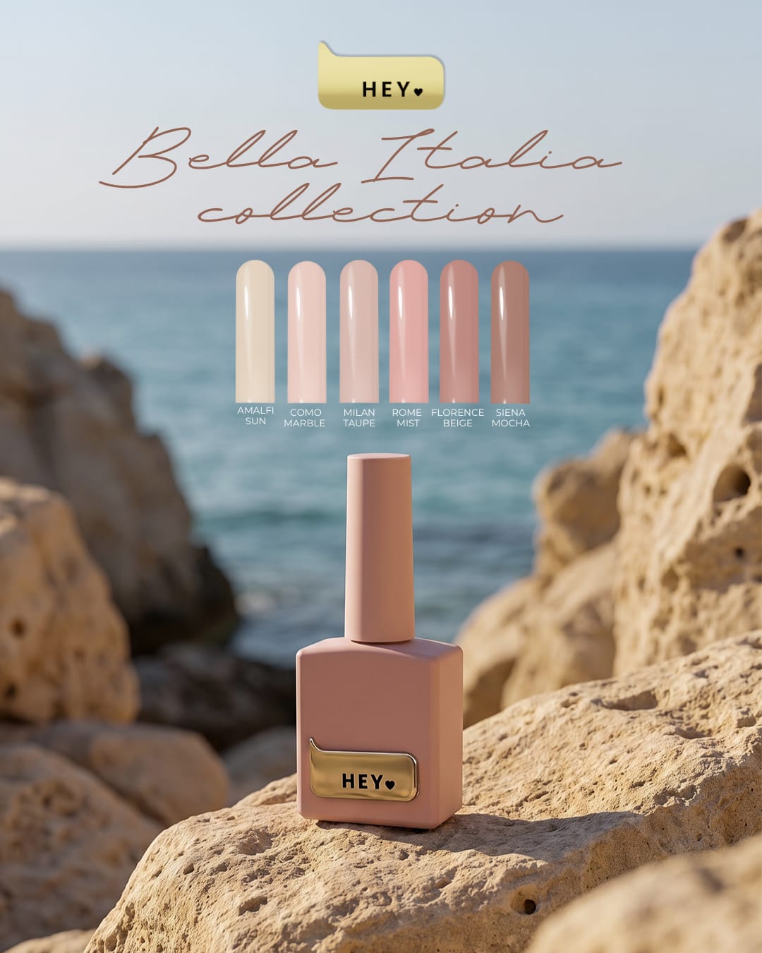 HEYLOVE Gellak FLORENCE BEIGE, 15ml - Afbeelding 3