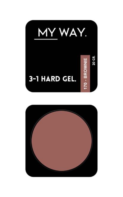 3-1 HARD GEL 170 BROWNIE 20ML