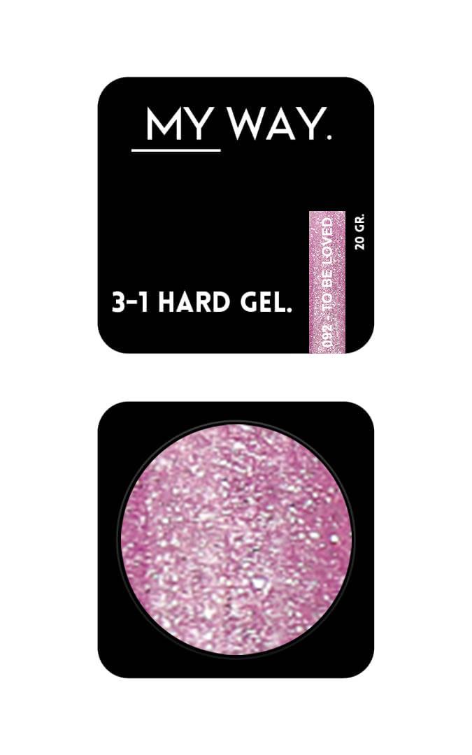 3-1 HARD GEL #092 TO BE LOVED 20 ML