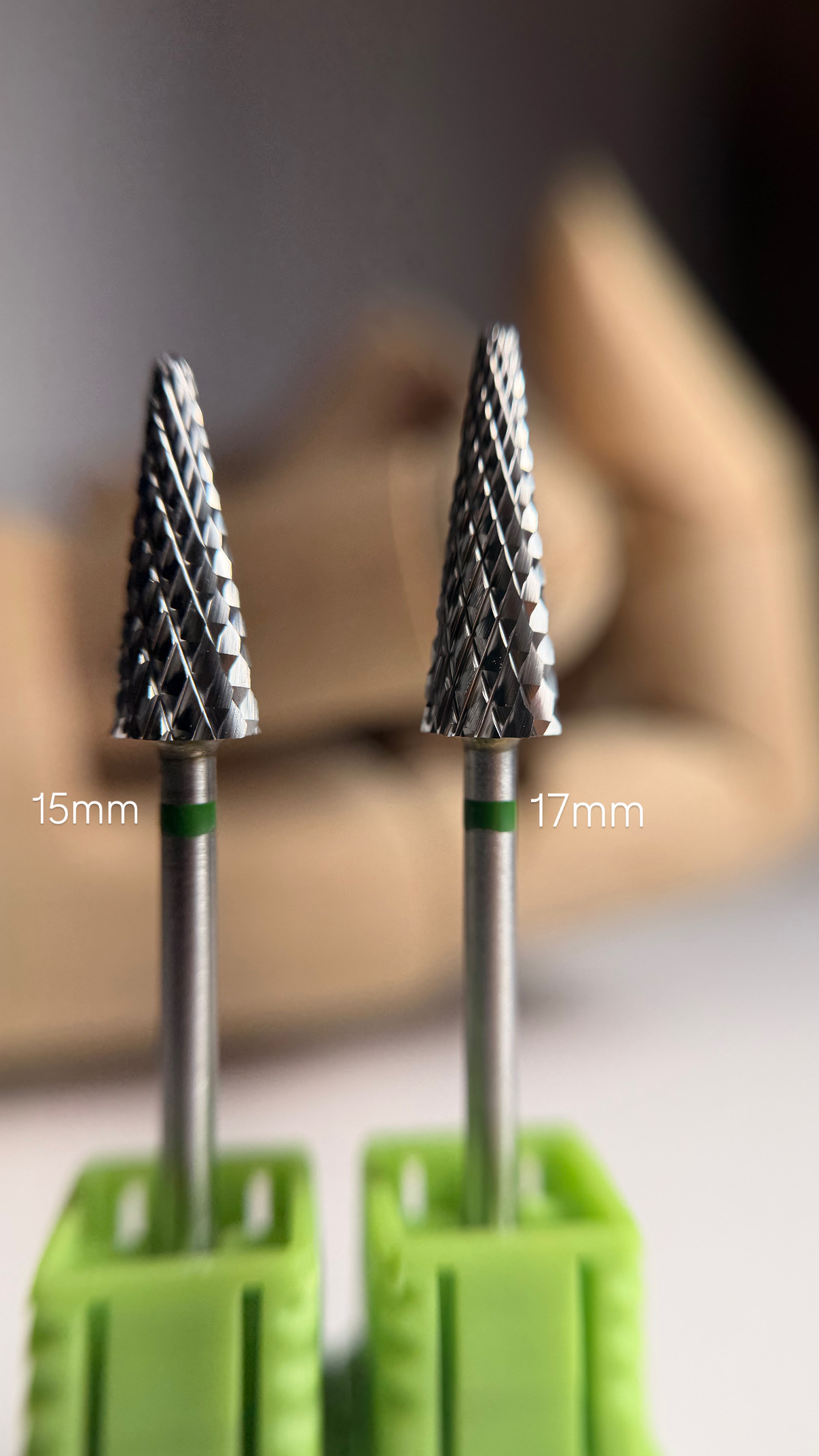 FCN Carbide Kegel Groen 17MM LINKSHANDIGE - Afbeelding 2