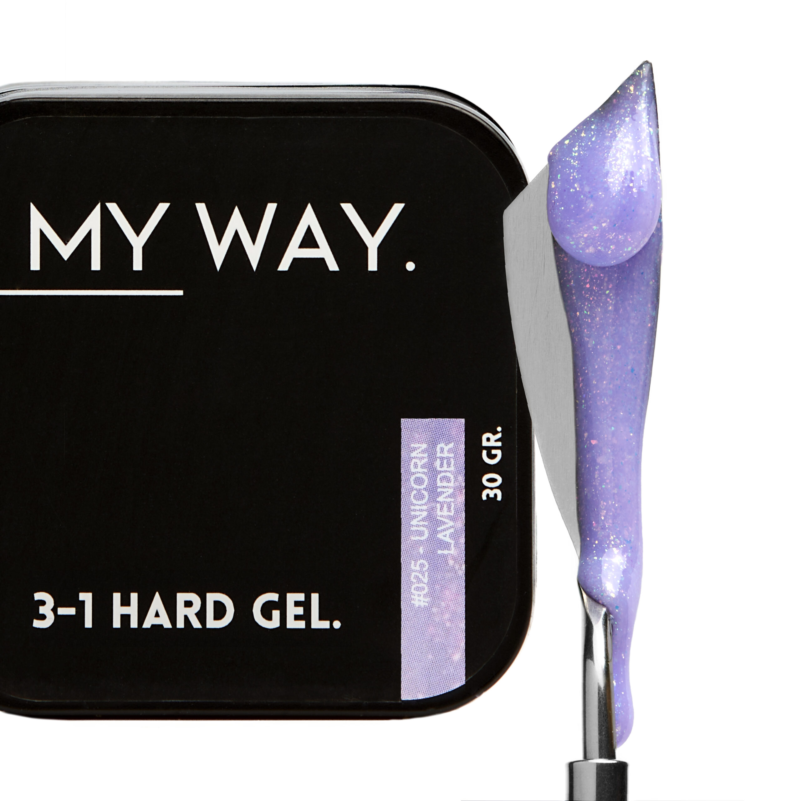 3-1 HARD GEL #025 UNICORN LAVENDER