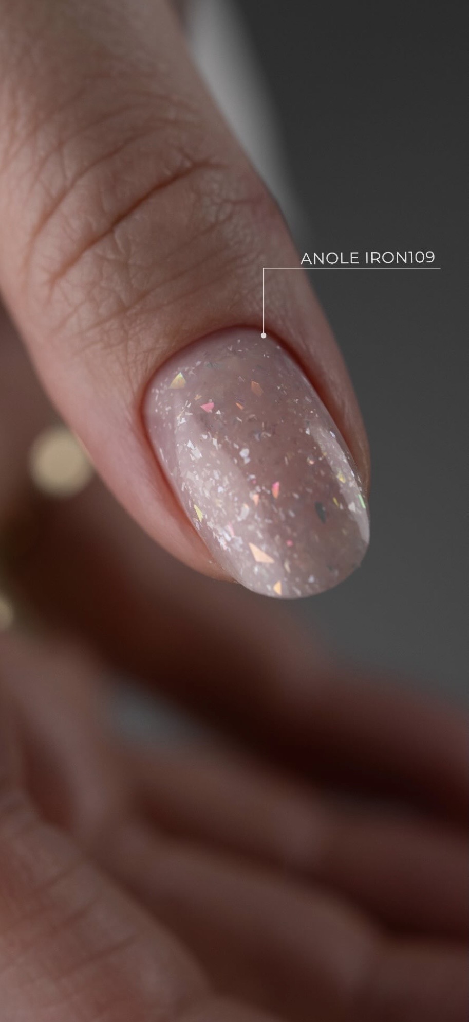 Iron Builder Gel 109 Opal Whisper | ANOLE - Afbeelding 2
