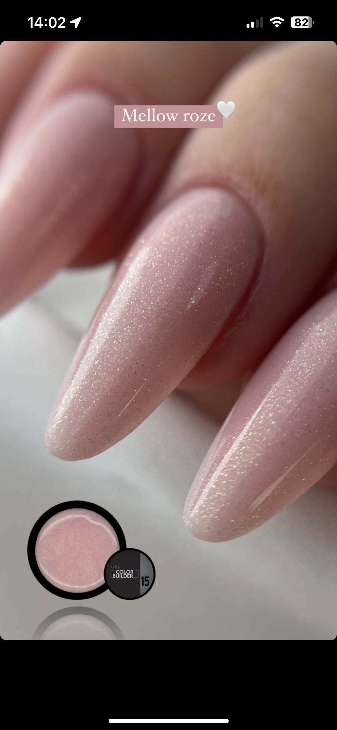 sparkling buildergel #15 mellow roze - Afbeelding 2