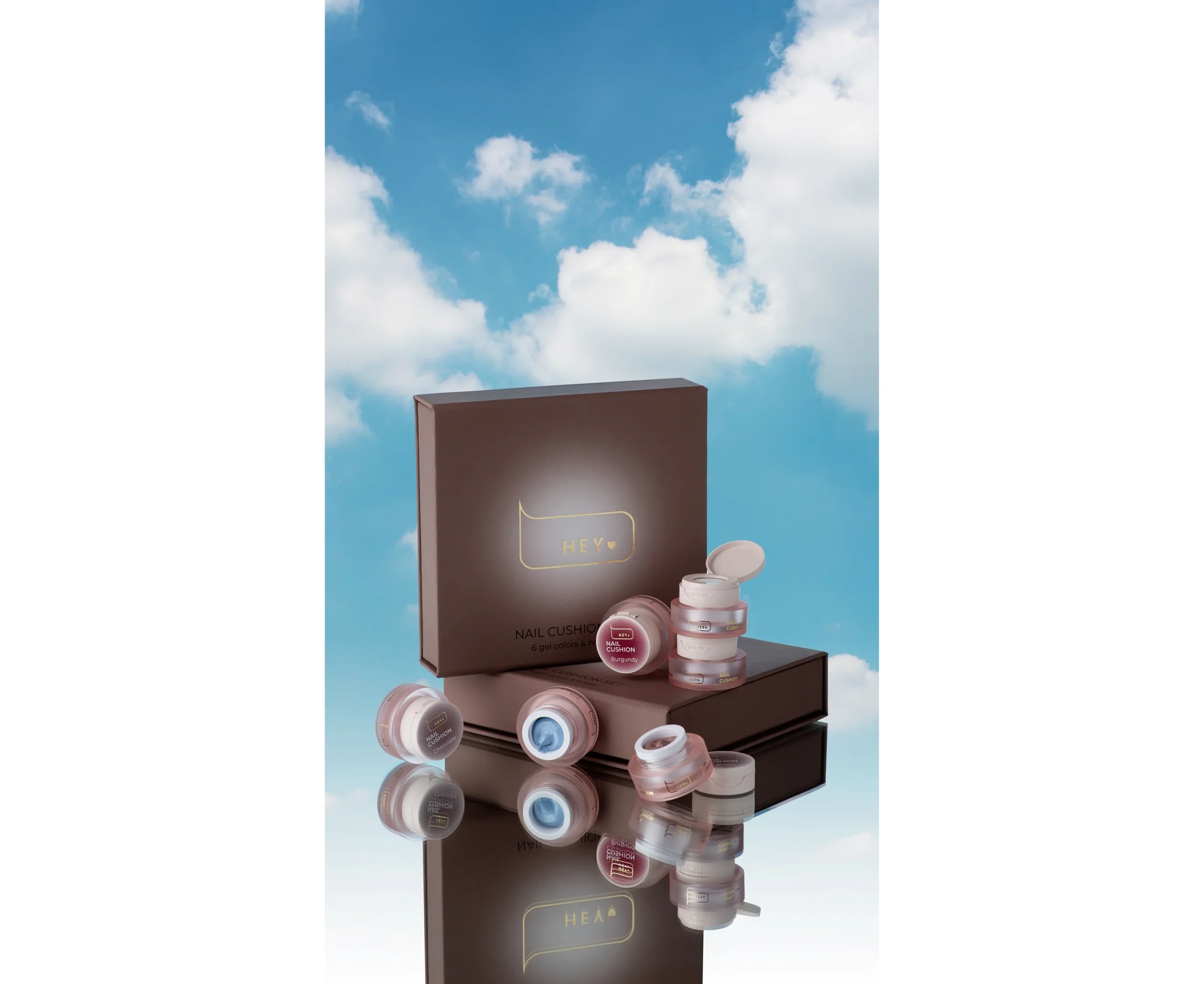 HEYLOVE Nail Cushion Set BROWN, 6 Stuks - Afbeelding 5