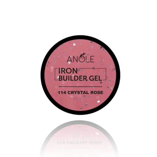 Iron Builder Gel 114 Crystal Rose | ANOLE