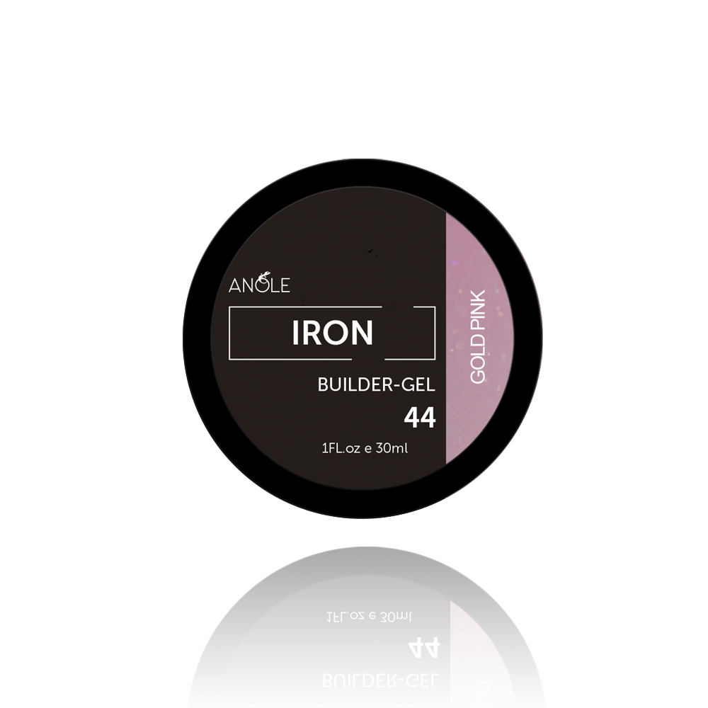 Iron Builder Gel 44 Gold Pink | ANOLE