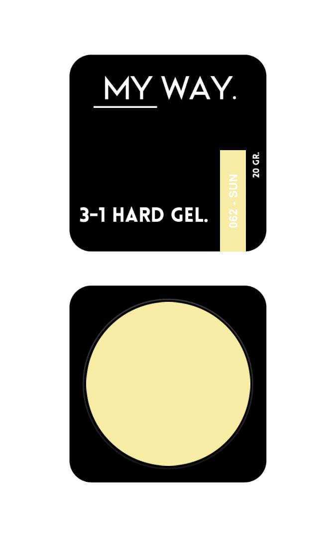 3-1 HARD GEL #062 SUN 20 ML