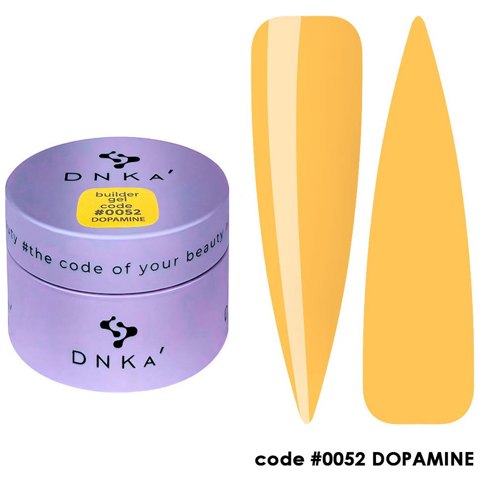 BUILDER GEL DNKa 0052 — mandarijn oranje 15ml