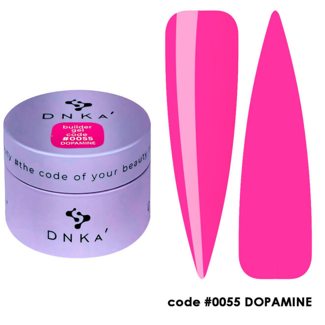 BUILDER GEL DNKa 0055 — Intens roze 15ml