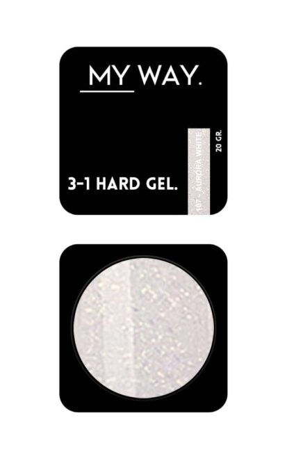 3-1 HARD GEL 107 AURORA WHITE 20ML