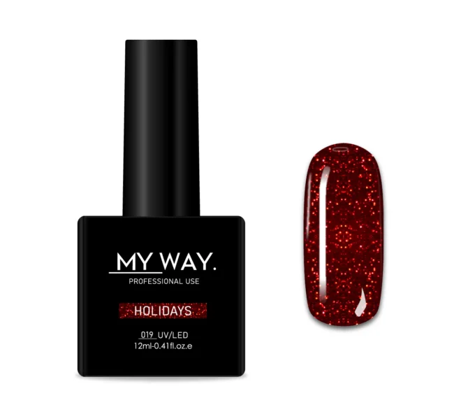 MY WAY Gelpolish 019 - HOLIDAYS 12ML.