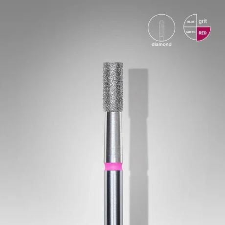 STALEKS Diamant Frees Bitje Cilinder Rood Diameter 2.5mm 6mm (R025/6)